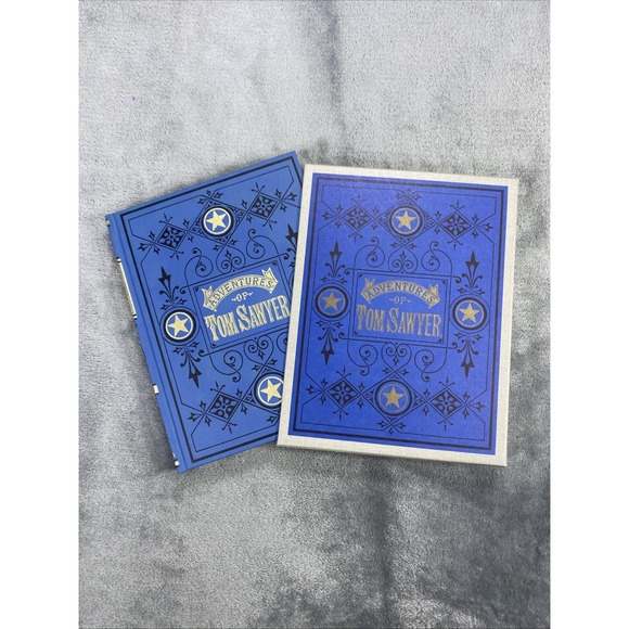 Other - Adventures of Tom Sawyer Book Mark Twain 1st Edition Library Hardcover Slipcase